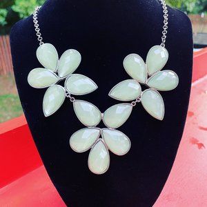 Jade colored necklace